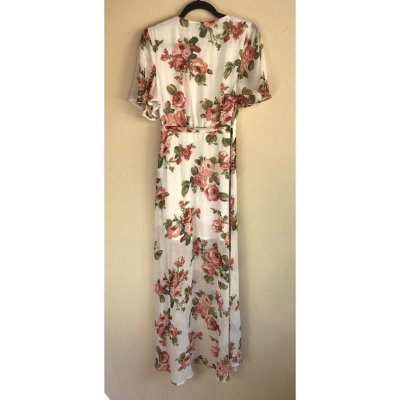 Show Me Your Mumu Marianne Wrap Maxi Dress in Rosie Posie Sz S - Picture 6 of 7